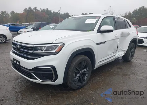 2021 Volkswagen Atlas Cross Sport 3.6L V6 Se W/Technology R-Line из США, поврежденный, VIN 1V2RE2CA0MC208388